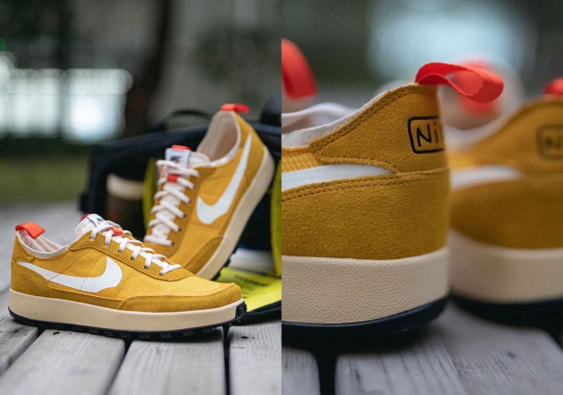 First Look At The Tom Sachs x NikeCraft General Purpose Shoe In "Yellow"