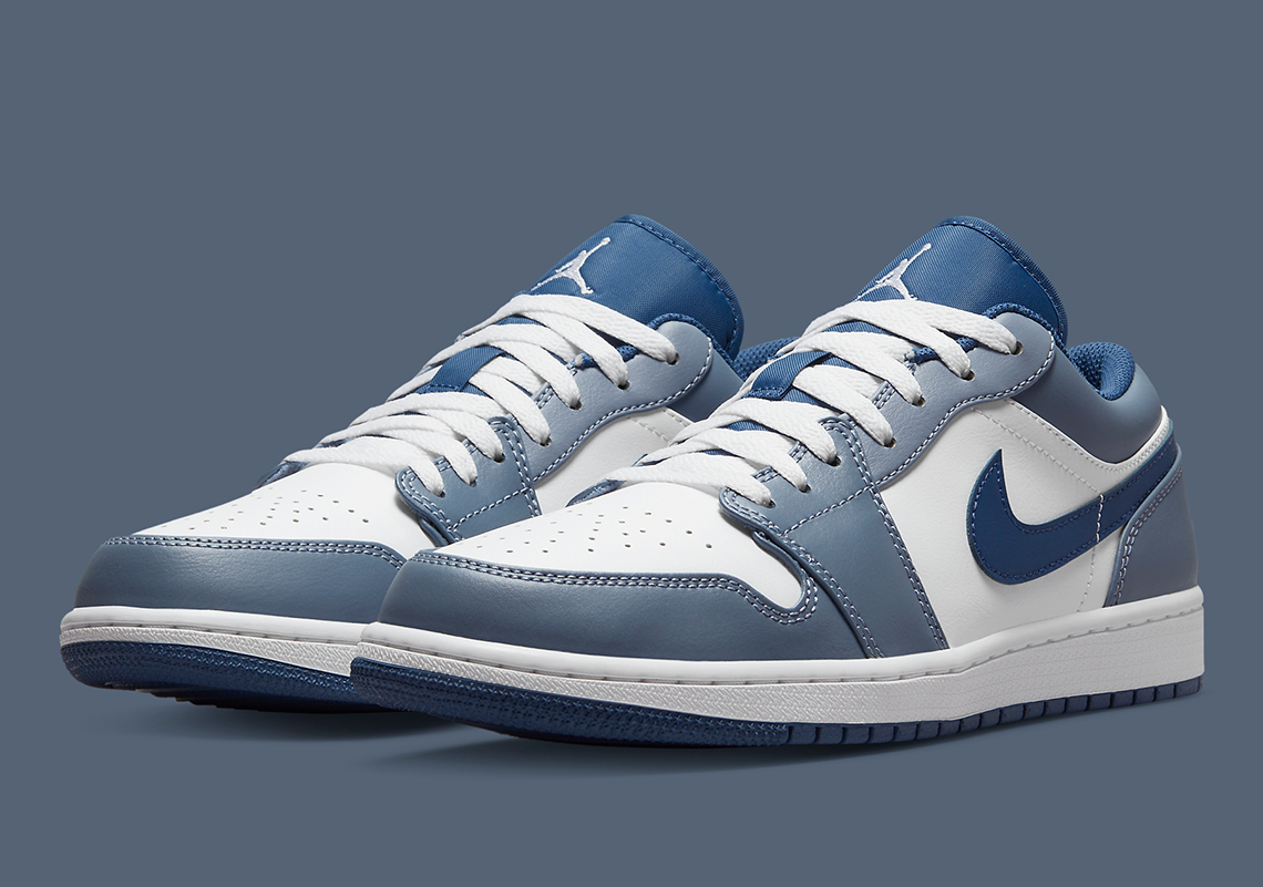 Greyish Blues Anchor This Upcoming Air Jordan 1 Low