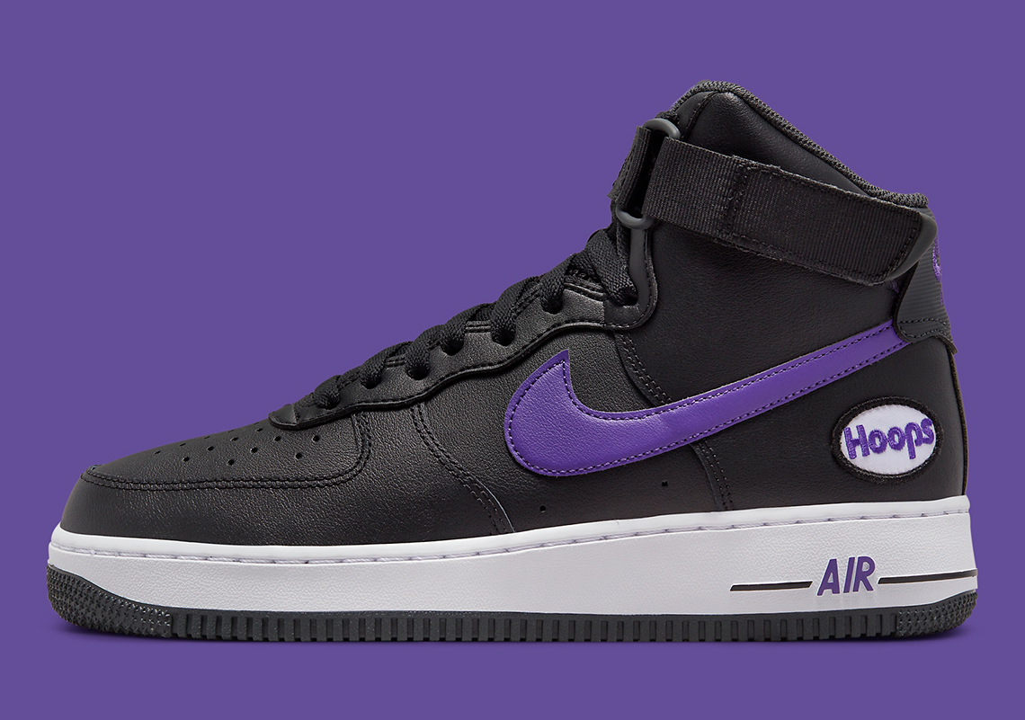 Nike's "Hoops Pack" Welcomes A Purple-Swooshed Air Force 1 High