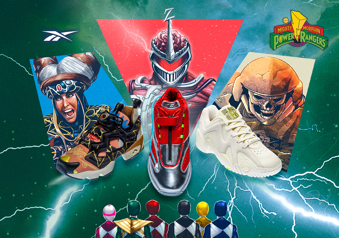 Reebok's Second Mighty Morphin Power Rangers Collection Celebrates The Series' Iconic Villains