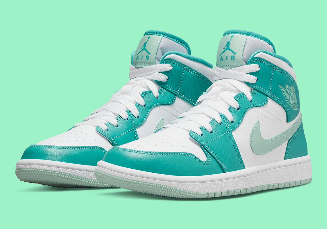 Soothing Island Greens Appear On The Air Jordan 1 Mid