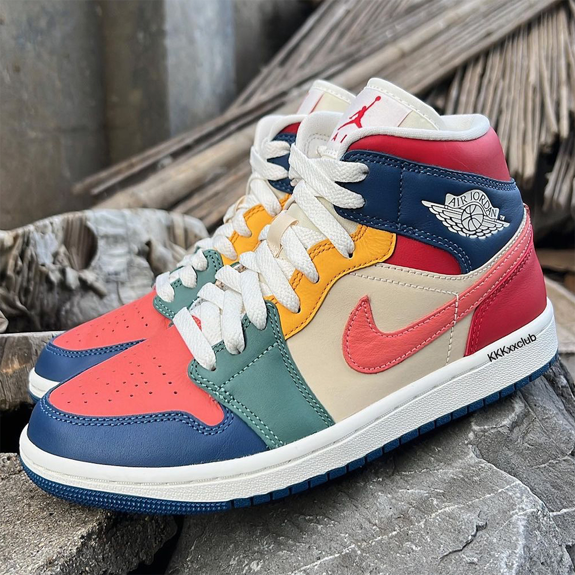 Air Jordan 1 Mid Multi Color 2022 2