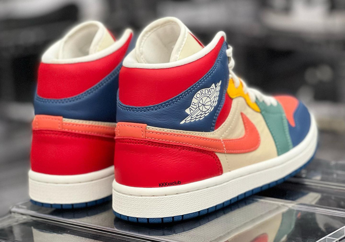 Air Jordan 1 Mid Multi Color 2022 5