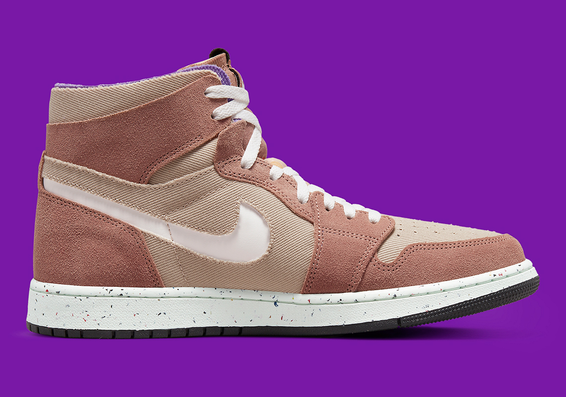 Air Jordan 1 Zoom Cmft Crater Tan Mint Purple Ct0978 201 2