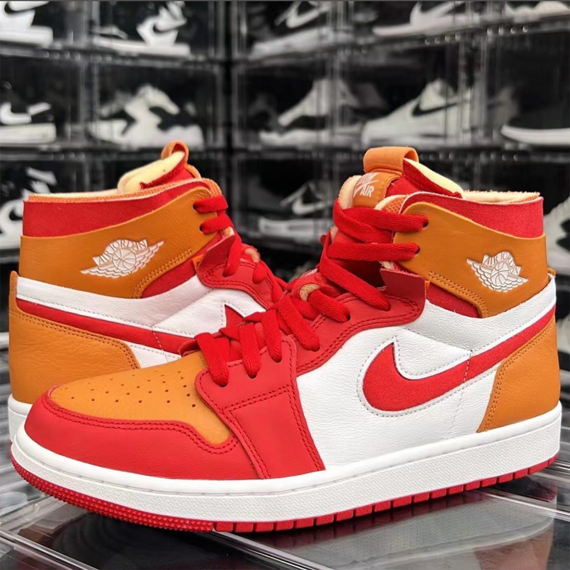 Air Jordan 1 Zoom Cmft Red Orange 3