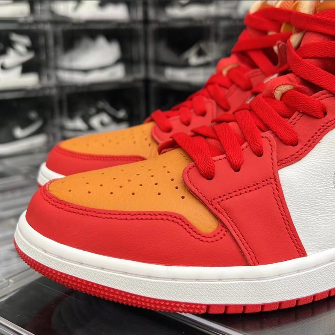 Air Jordan 1 Zoom Cmft Red Orange 5