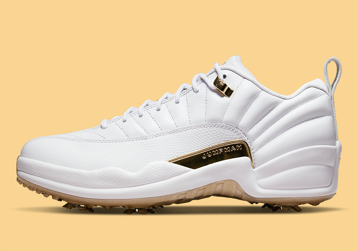 Air Jordan 12 Low Golf "Metallic Gold" Releasing During Masters Tournament