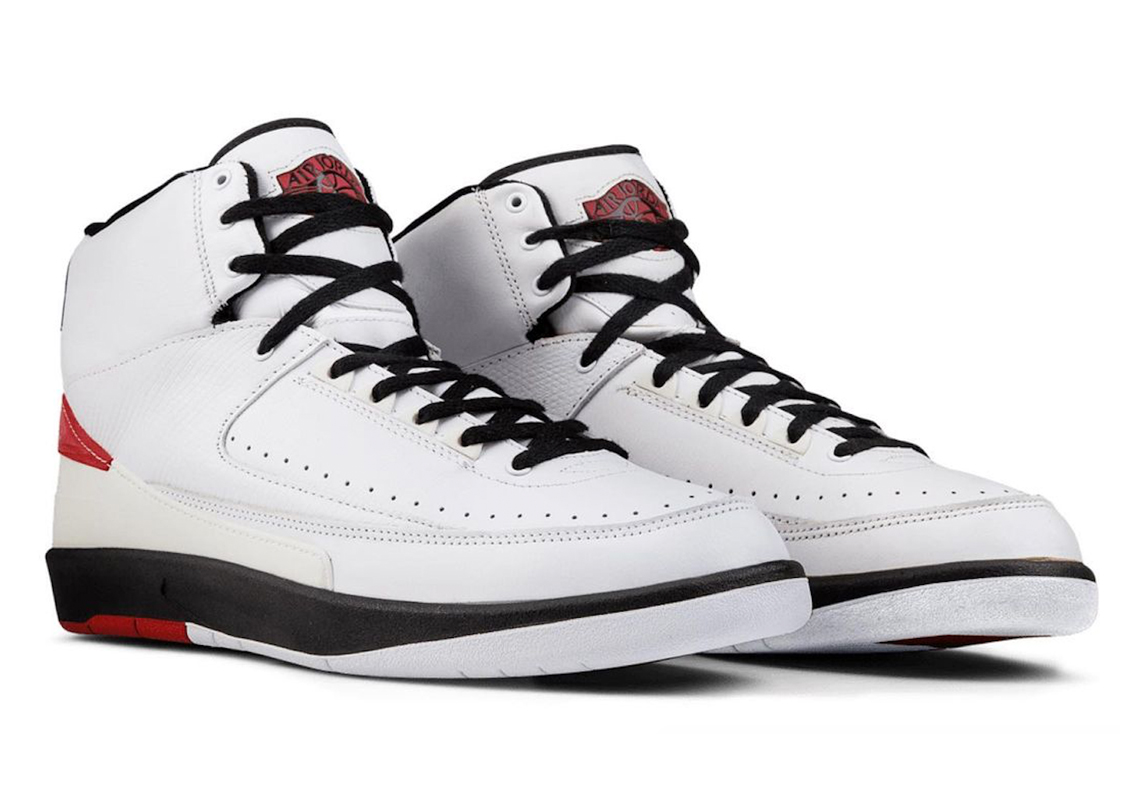 Air Jordan 2 Og White Varsity Red Black October 2022 1