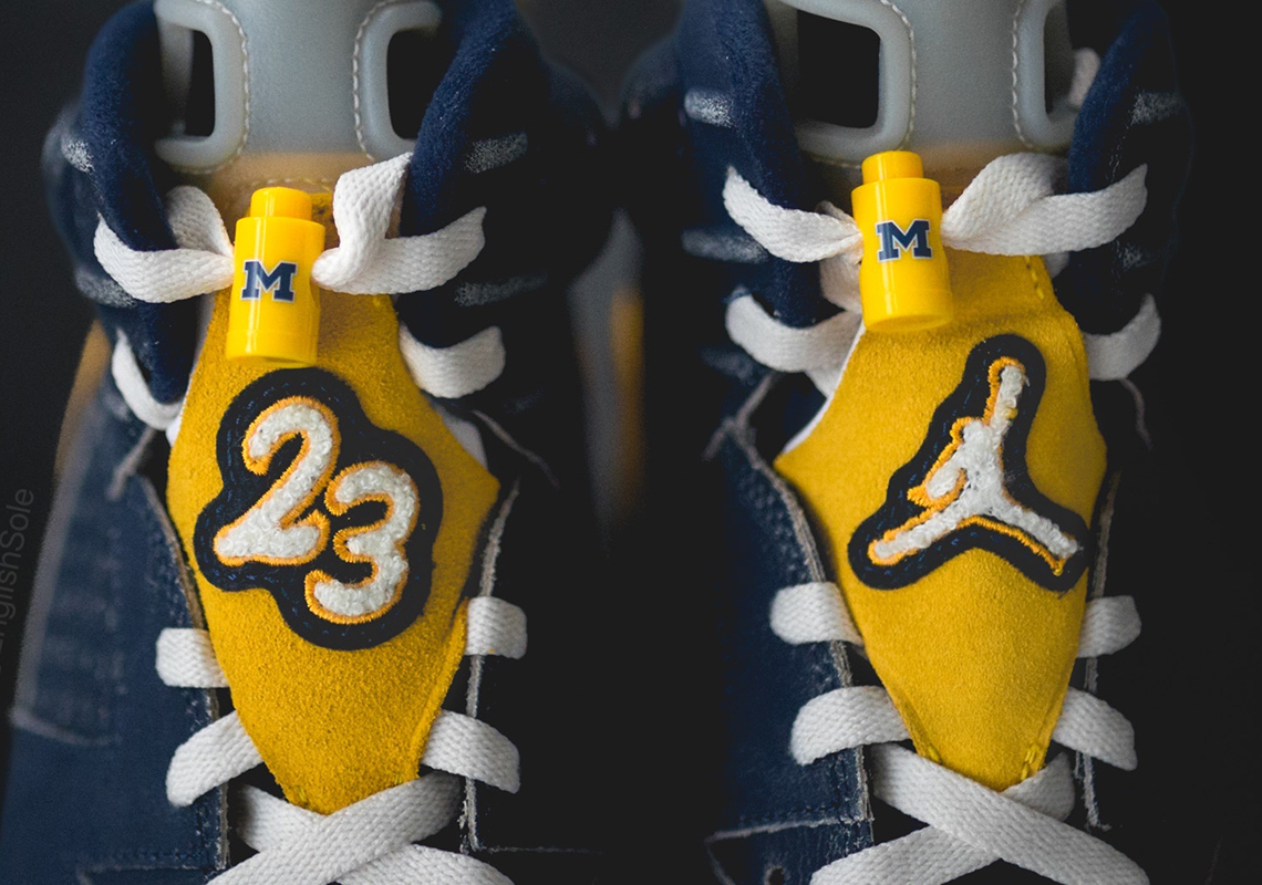 The Michigan Wolverines Boast An Air Jordan 6 PE