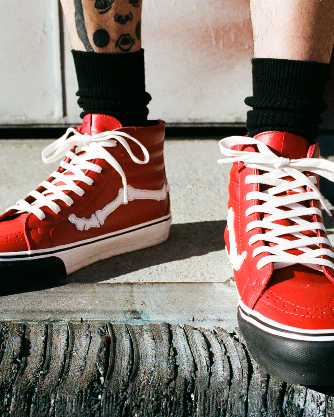 Blends Vans Vault Sk8 Hi Bones Chili Pepper Unreleased Pack 1