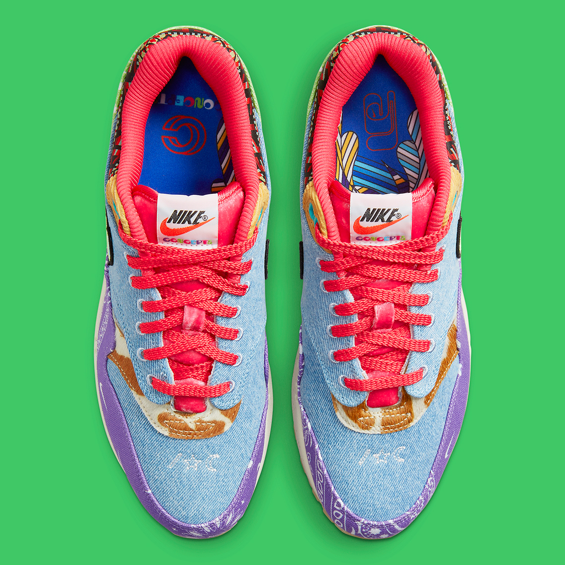 Concepts Nike Air Max 1 Denim Bandana Dn1803 500 Release Date 13