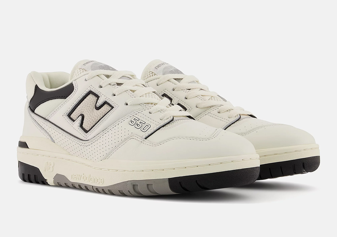 New Balance 550 Bb550lwt Cream Black 0