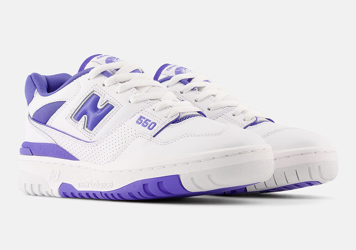 New Balance 550 White Purple Bbw550wb 4