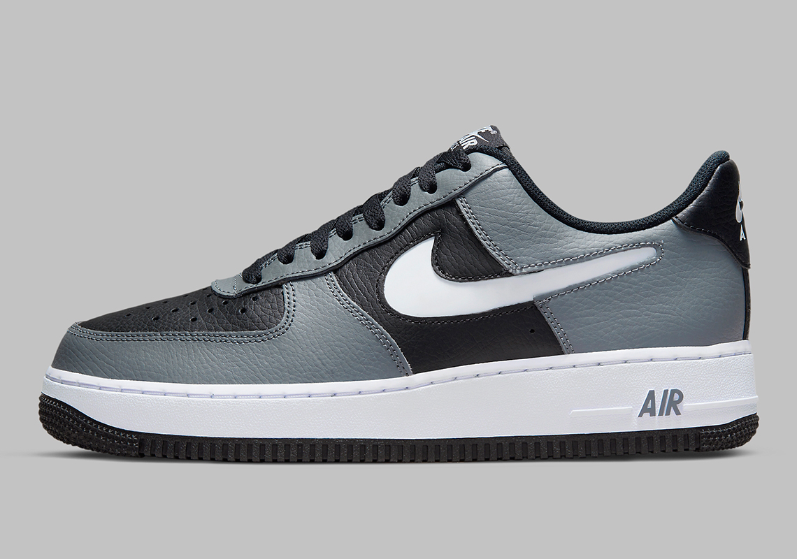 Nike Air Force 1 Low Grey Black Dv3501 001 Release Date 6