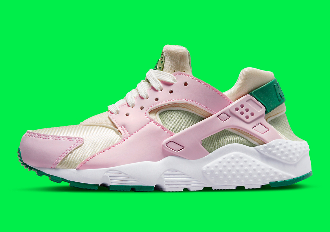 Nike Air Huarache Gs Pink Green Dq0517 600 4