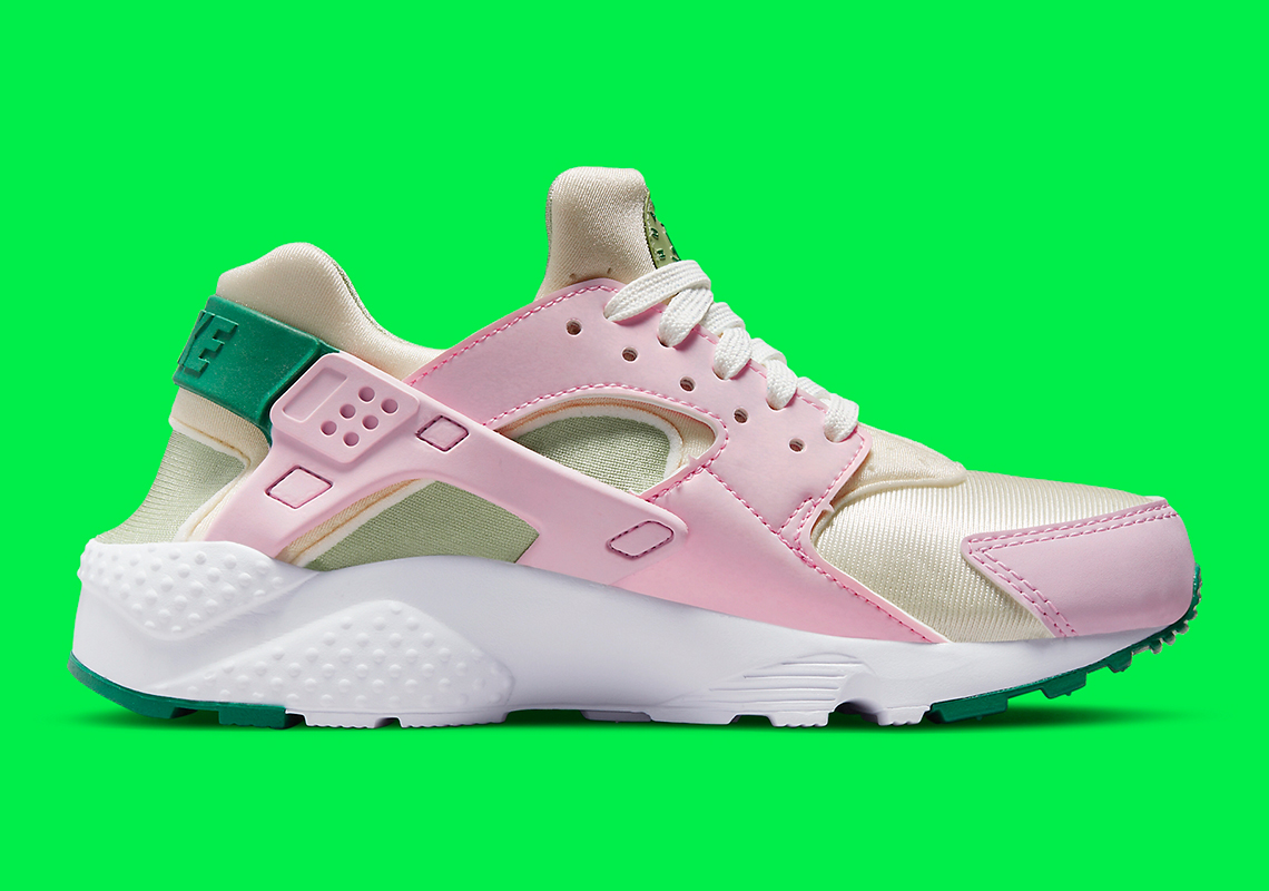 Nike Air Huarache Gs Pink Green Dq0517 600 5