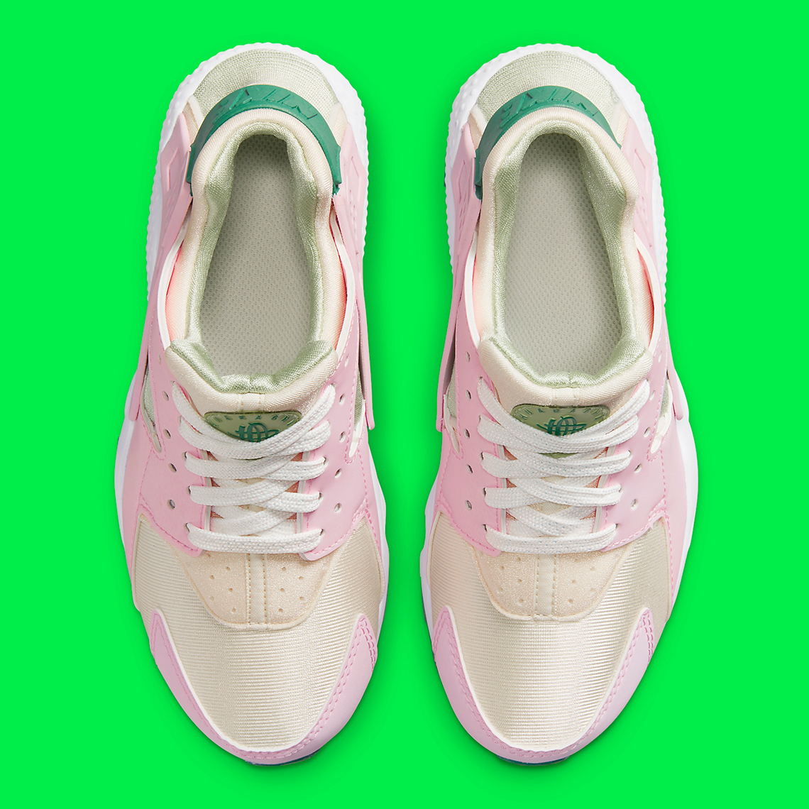 Nike Air Huarache Gs Pink Green Dq0517 600 7