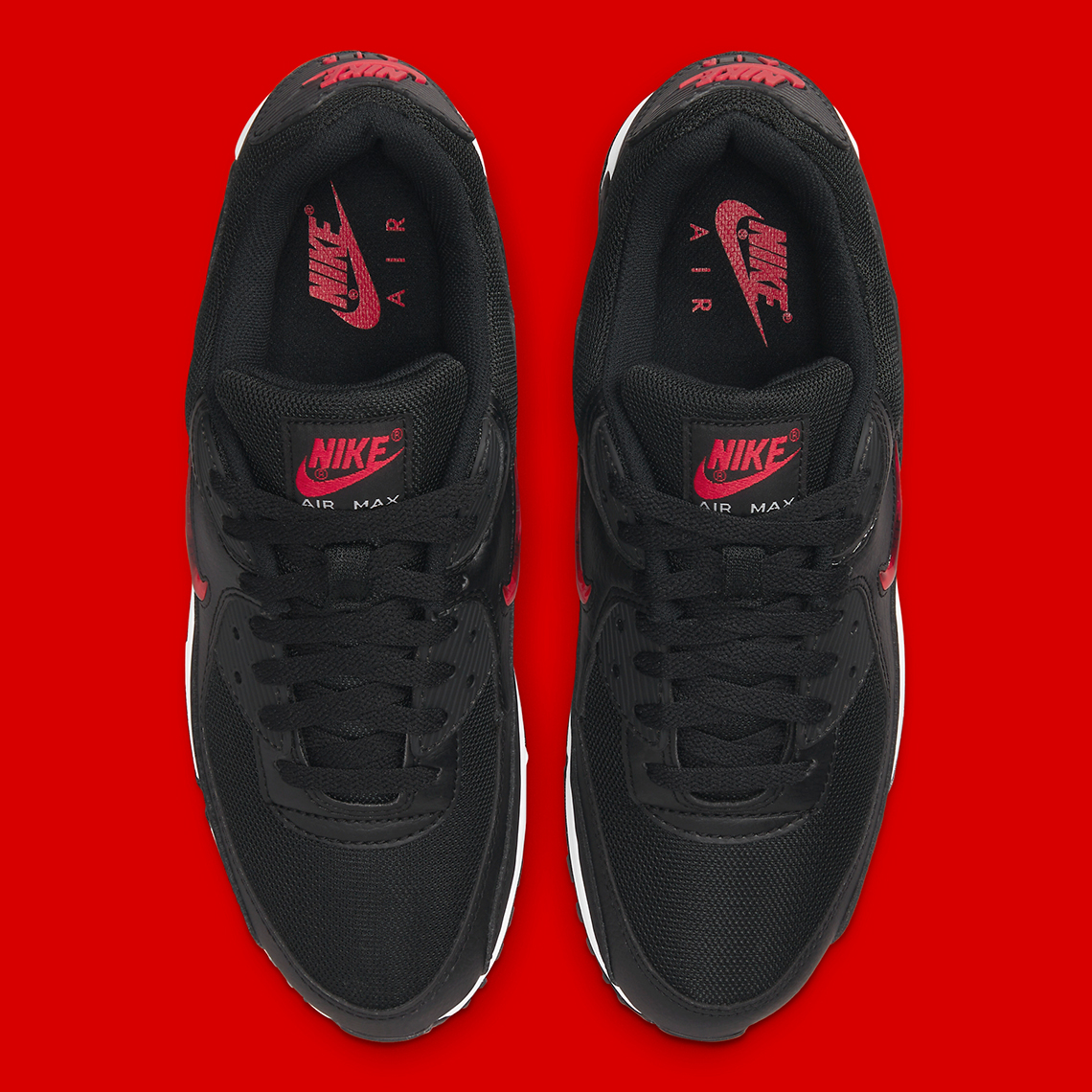 Nike Air Max 90 Jewel Black Red Dv3503 001 Release Date 3