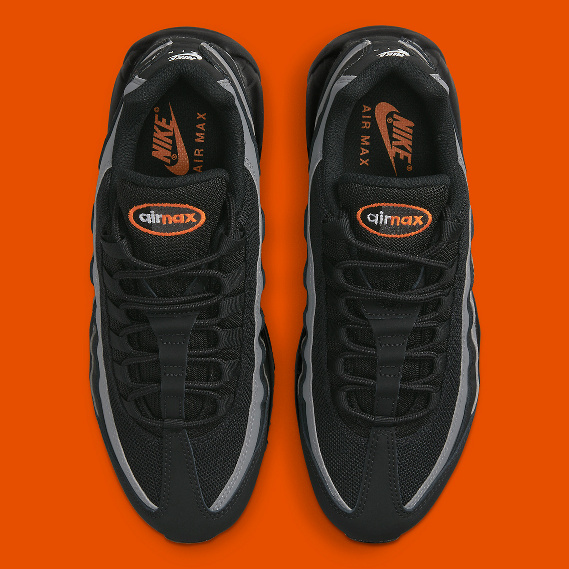 Nike Air Max 95 Black Grey Orange Dx2657 001 1