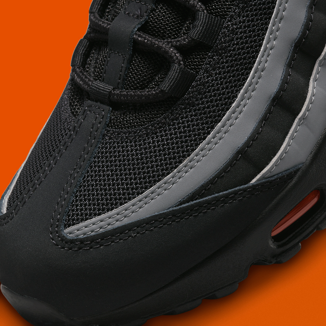 Nike Air Max 95 Black Grey Orange Dx2657 001 4