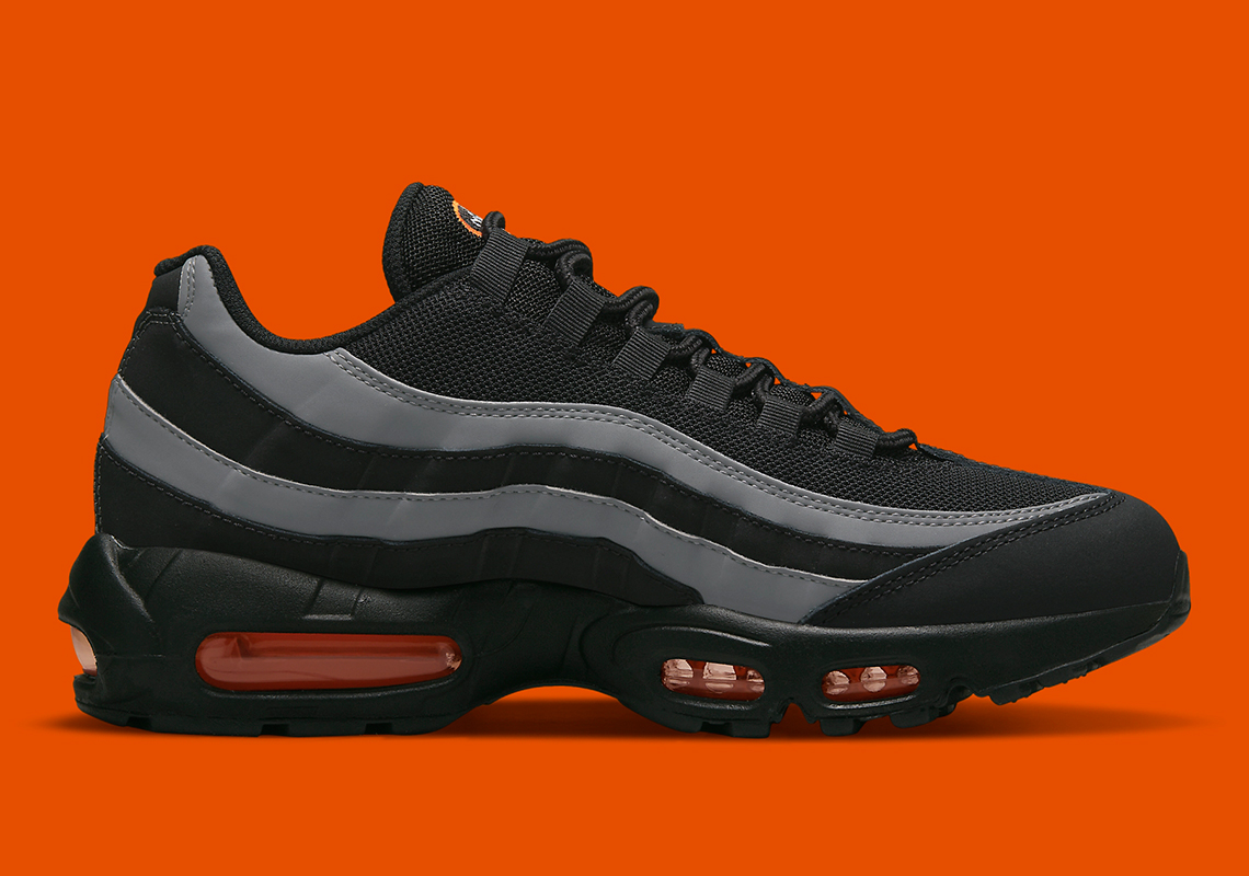 Nike Air Max 95 Black Grey Orange Dx2657 001 7