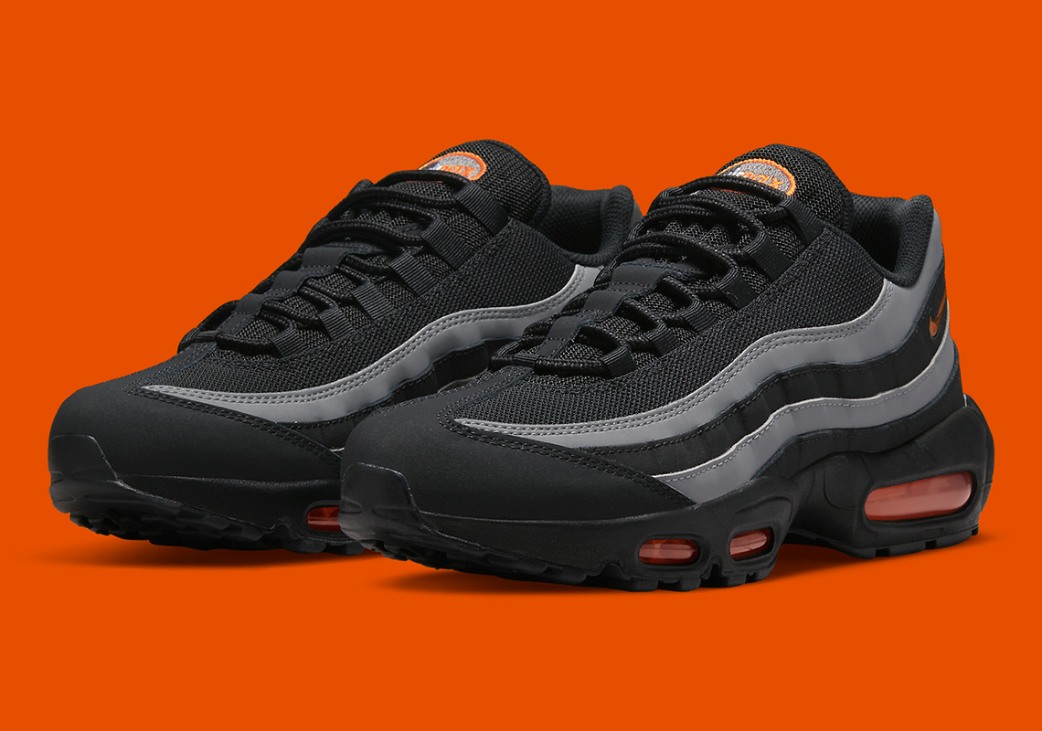 Nike Air Max 95 Black Grey Orange Dx2657 001 8