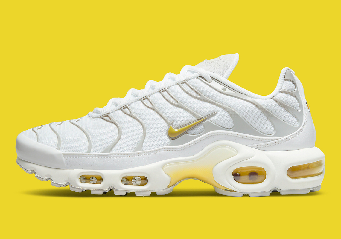 Nike Air Max Plus White Silver Yellow Dv6987 100 2