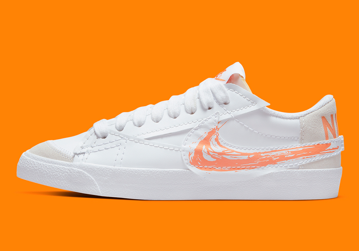 Nike Scribbles Their Swoosh Onto The Blazer Low Jumbo