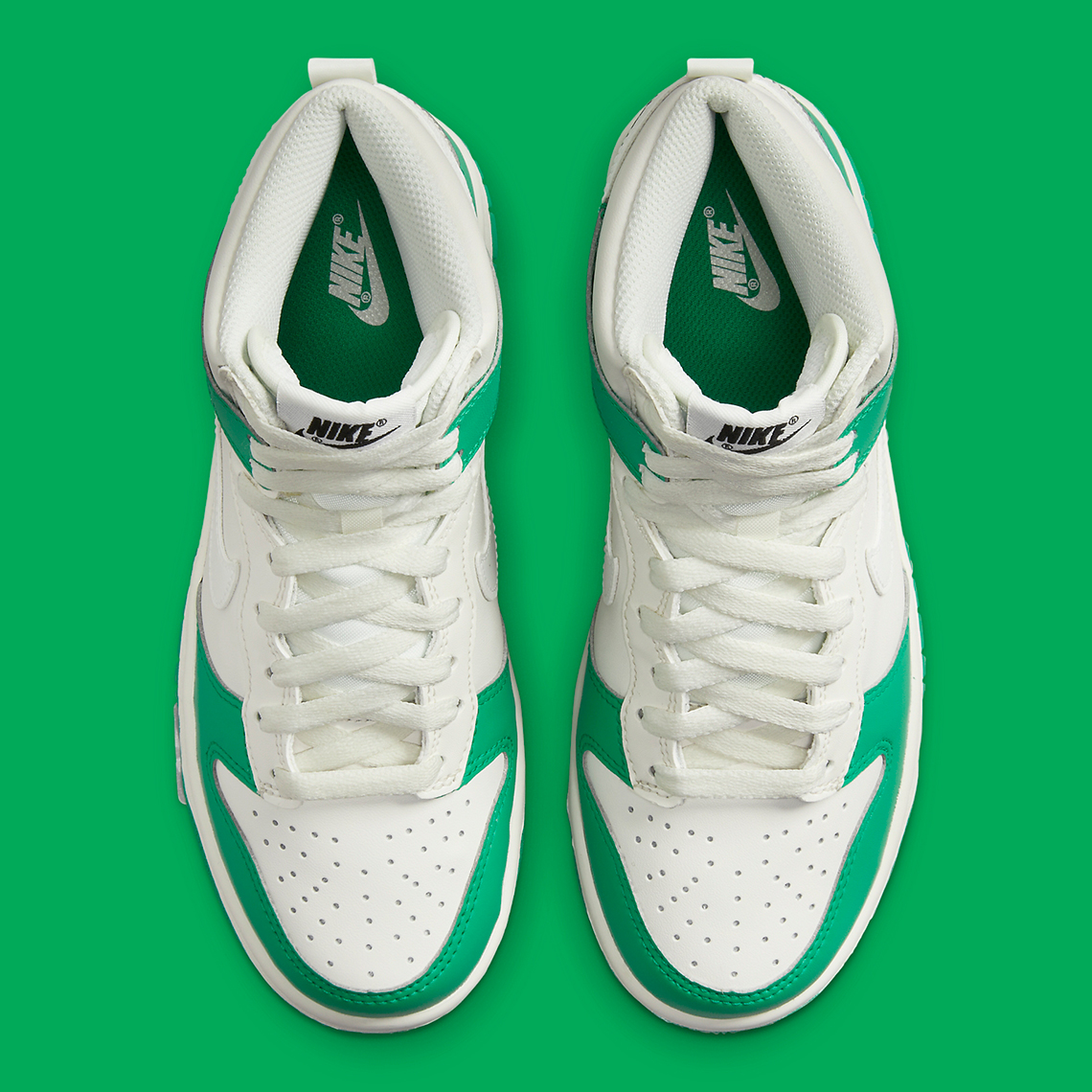 Nike Dunk High Gs White Green Db2179 002 3