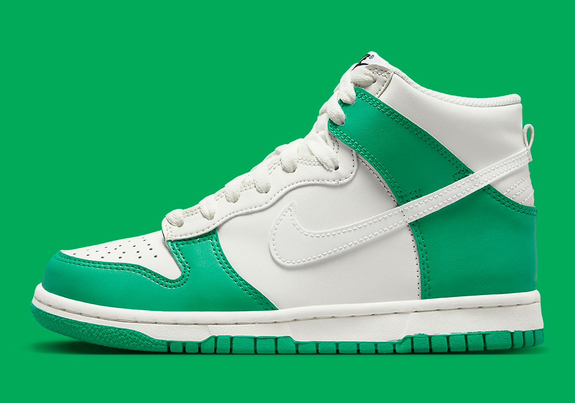 Nike Dunk High Gs White Green Db2179 002 6