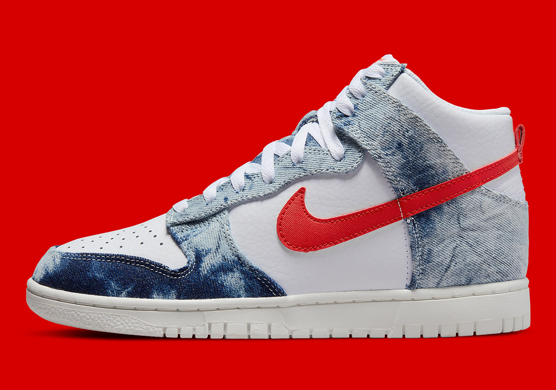 Nike Dunk High Washed Denim Release Date 1