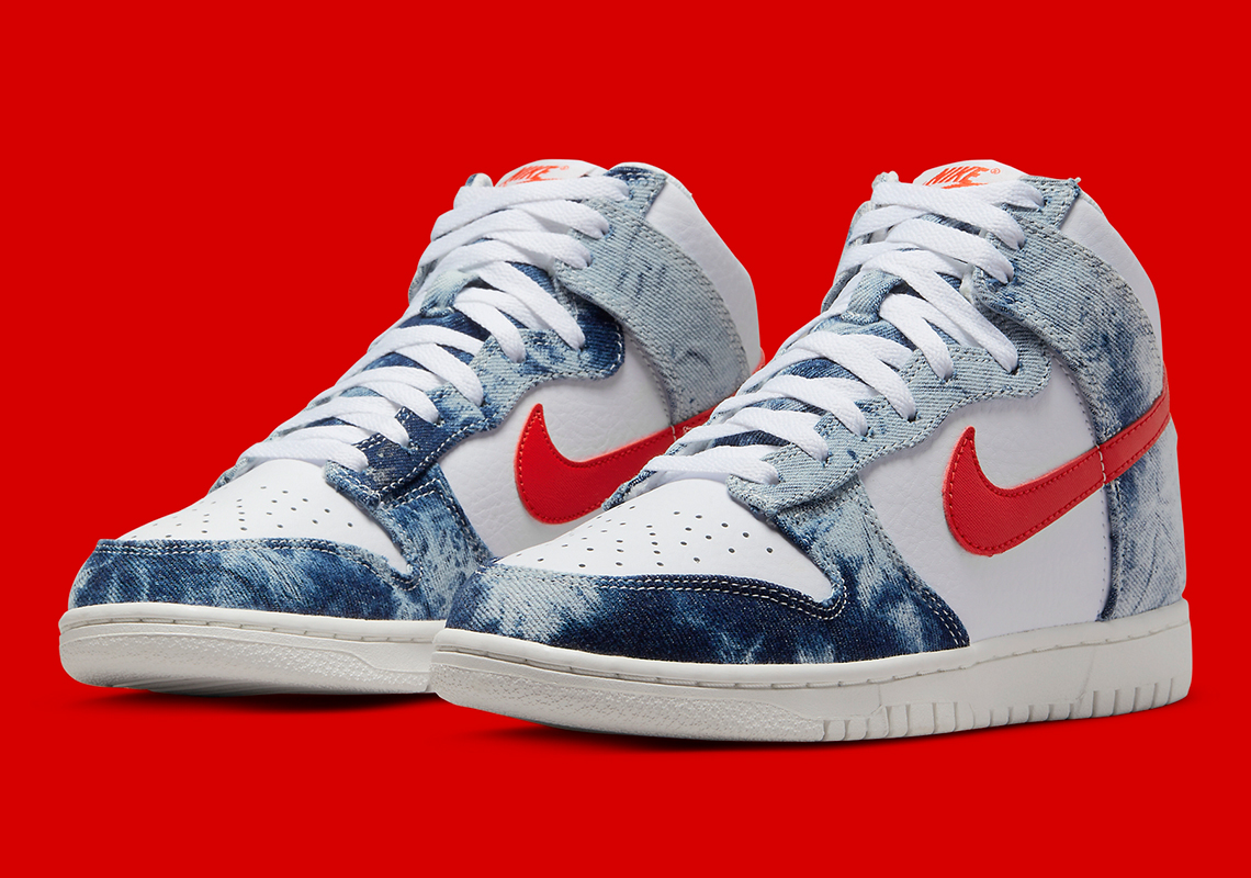 The Nike Dunk High Revealed In Washed Denim