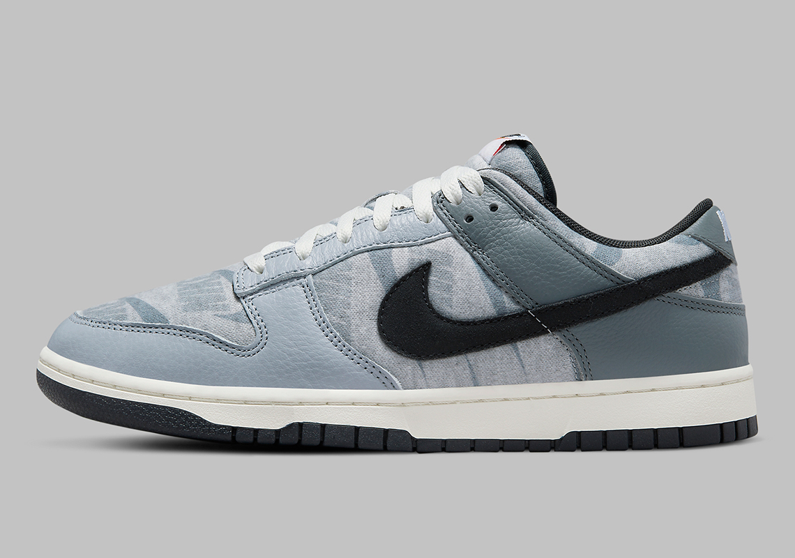 Grey Fleece Appears On The Nike Dunk Low "Copy Paste"