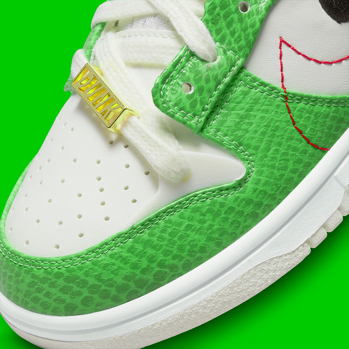 Nike Dunk Low Disrupt 2 Green Snakeskin Dv1491 101 Release Date 2