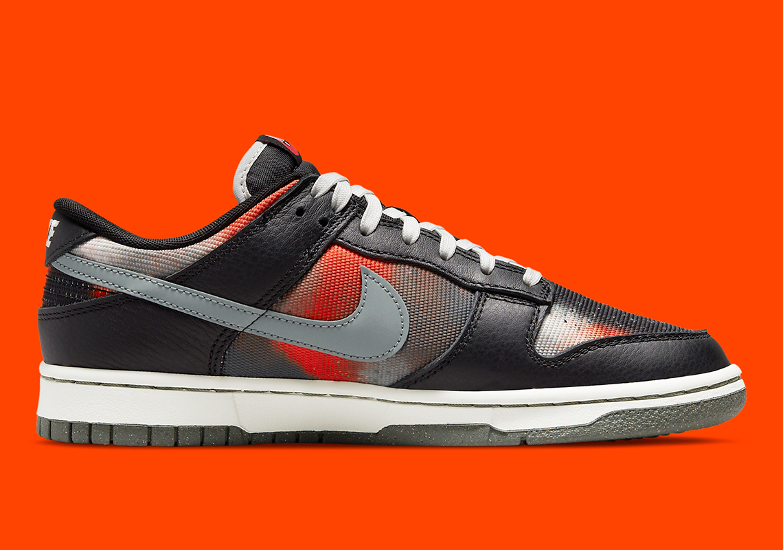 Nike Dunk Low Graffiti Black Orange Dm0108 001 10