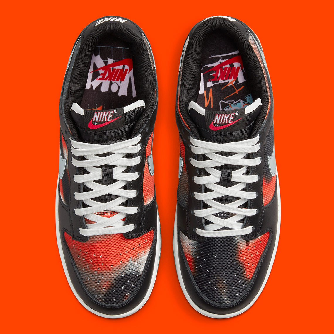 Nike Dunk Low Graffiti Black Orange Dm0108 001 3