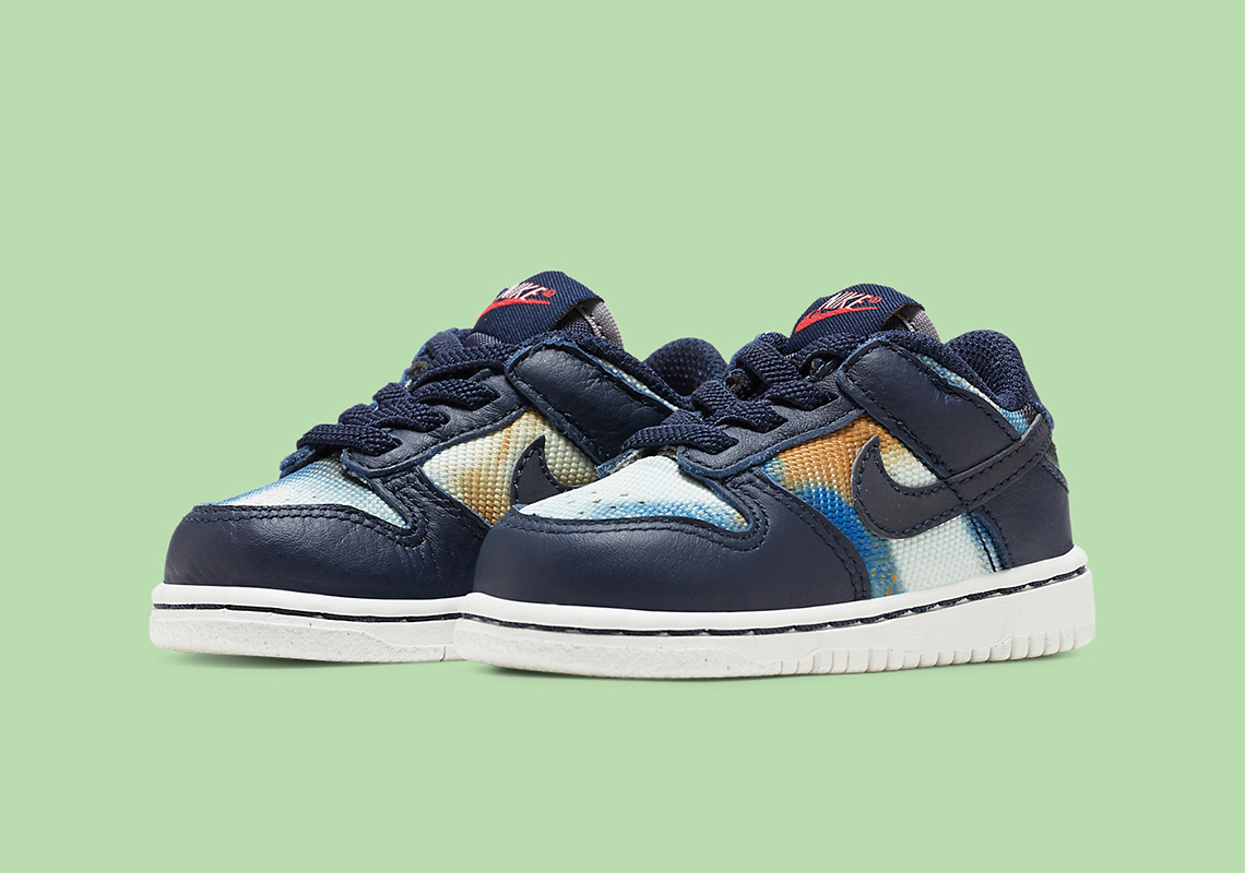 Nike Dunk Low Navy Graffiti Release Date Td 2