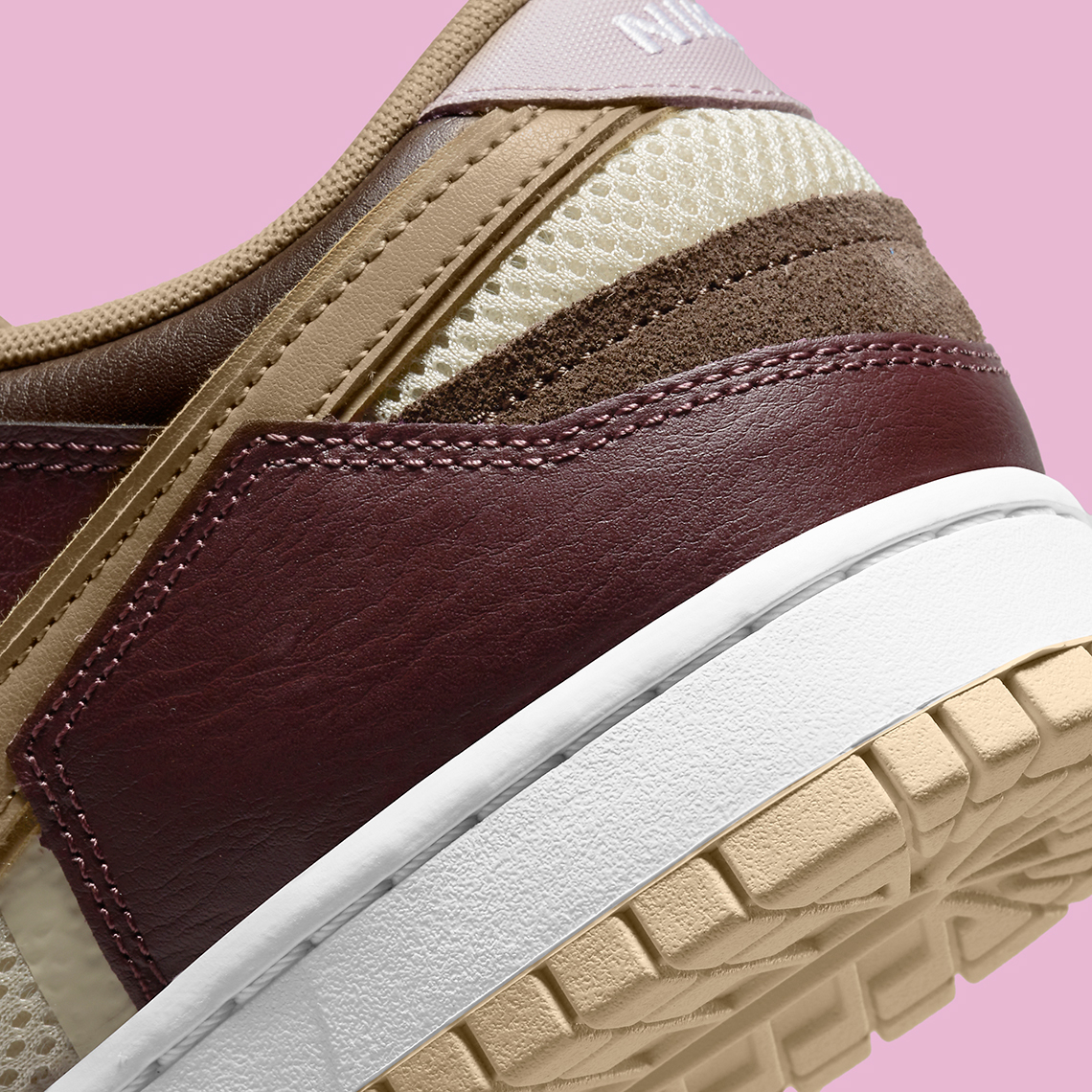 Nike Dunk Low Scrap Brown Pink Dh7450 100 Release Date 2