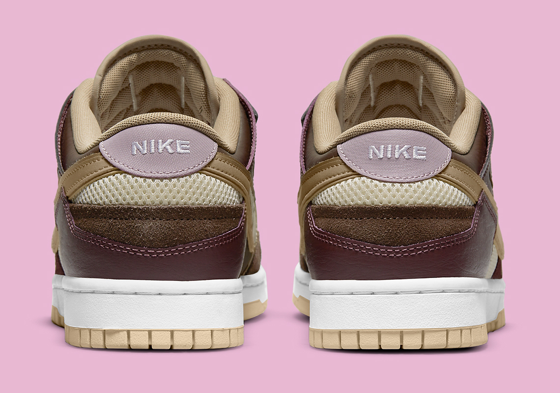 Nike Dunk Low Scrap Brown Pink Dh7450 100 Release Date 7