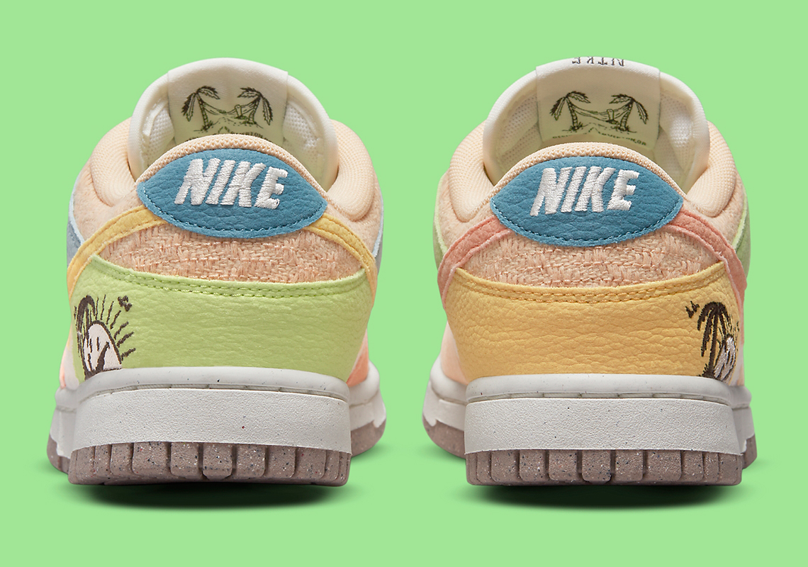 Nike Dunk Low Se Sail Sanded Gold Light Madder Root Sun Club Dq0265 100 8