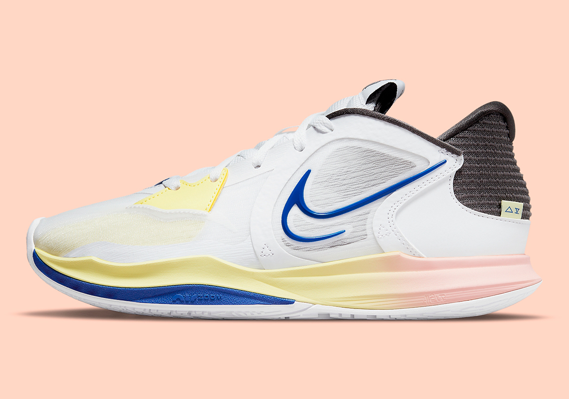 Nike Kyrie Low 5 White Game Royal Medium Ash Citron Tint Dj6012 100 8