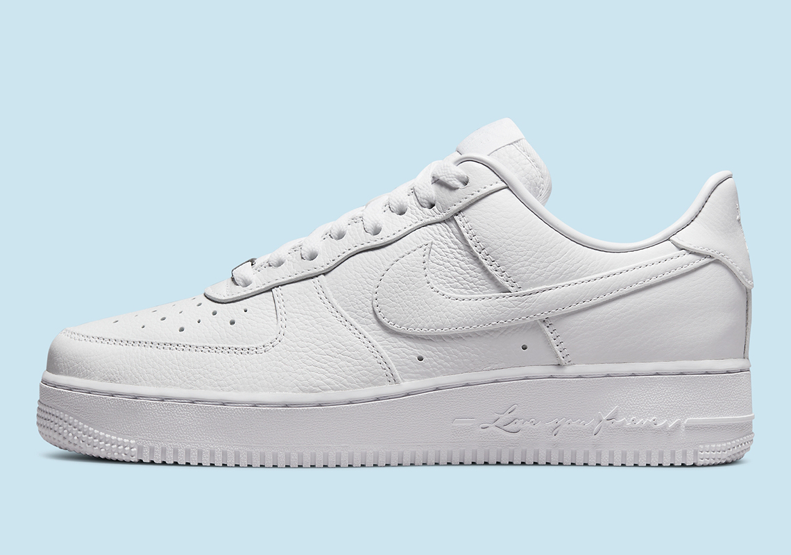 Official Images Of The NOCTA x Nike Air Force 1 Low "Love You Forever"