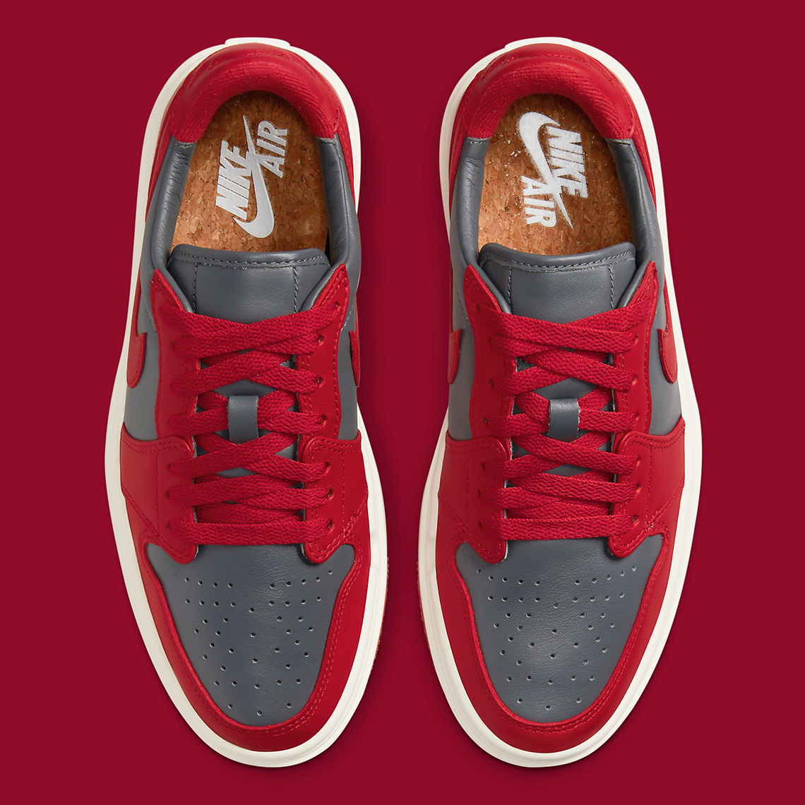 Air Jordan 1 Low Elevate Red Grey Dh7004 006 2