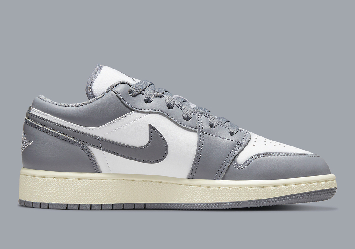 Air Jordan 1 Low Grey White 553560 053 2