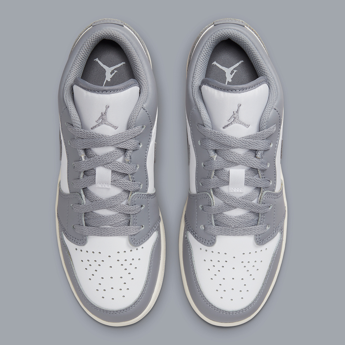 Air Jordan 1 Low Grey White 553560 053 4