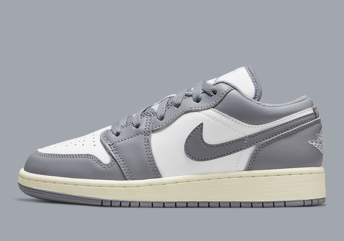 Air Jordan 1 Low Grey White 553560 053 8