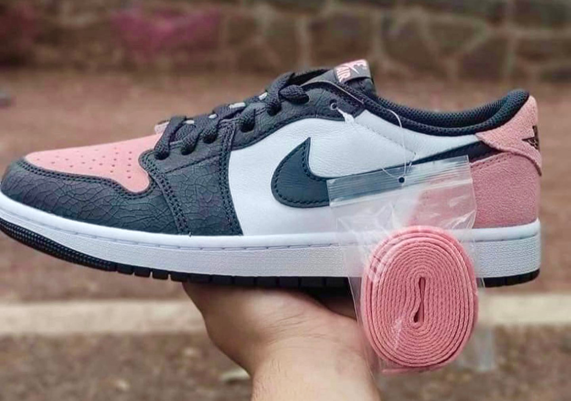 First Look At The Air Jordan 1 Low OG "Bleached Coral"