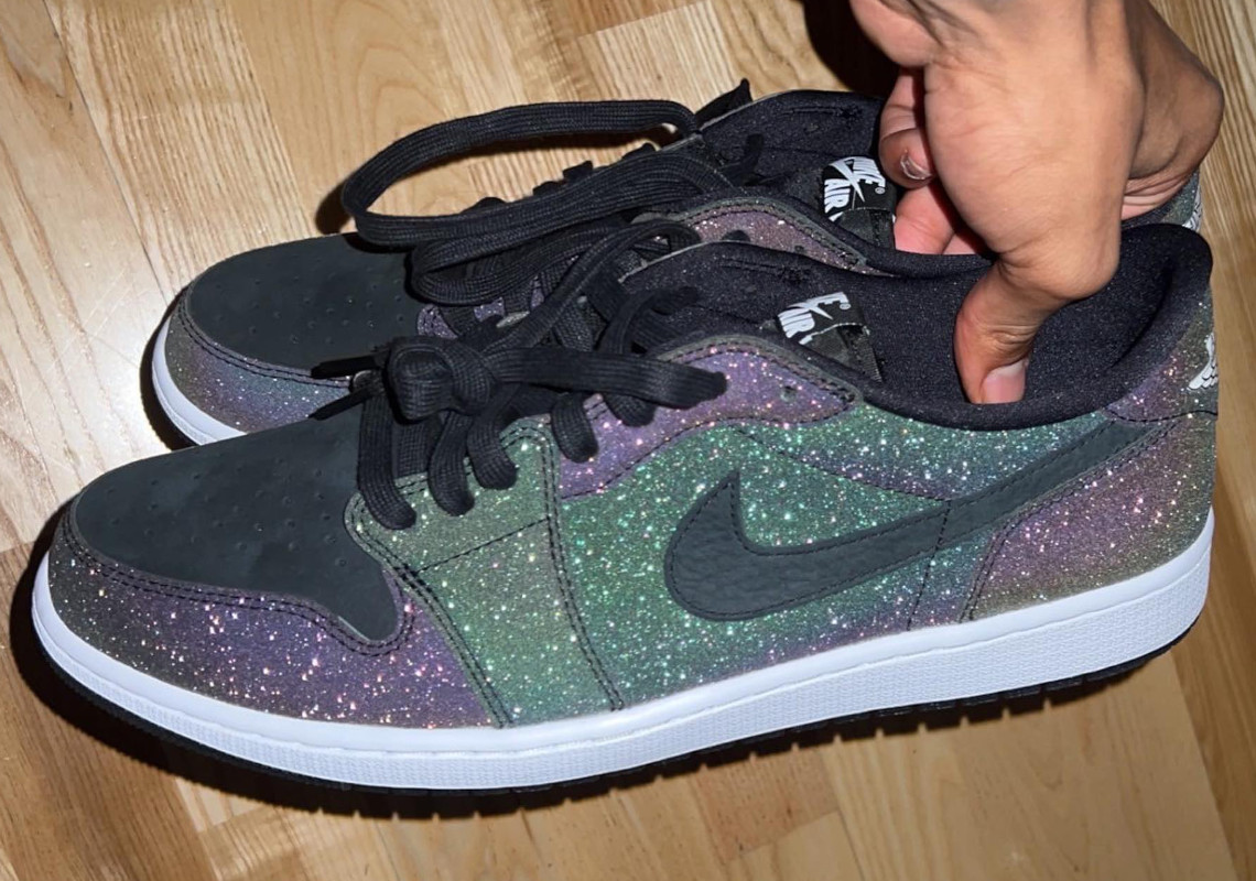 2022's Jordan Brand Classic Air Jordan 1 Low OG P.E. Features A Shimmering, Iridescent Finish