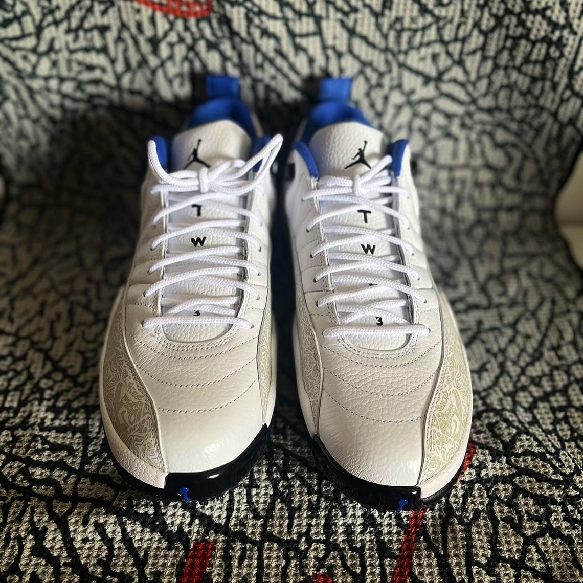 Air Jordan 12 Low Golf White Blue 1