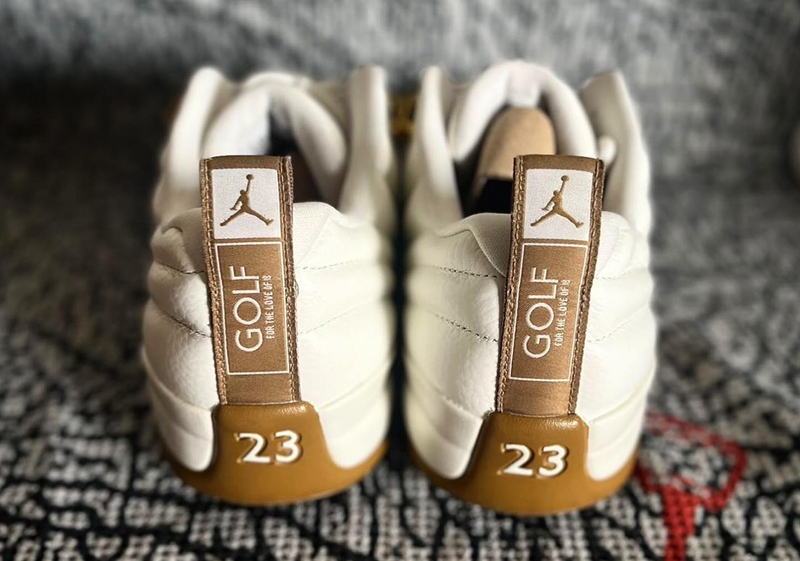 Air Jordan 12 Low Golf White Tan 3